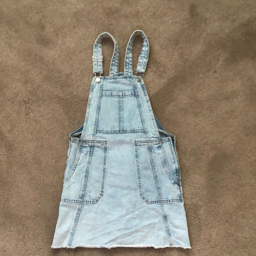 Zara Girls NWOT denim skirt overalls!